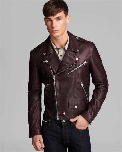 burberry brit leather jacket mens brown|burberry brit jackets on sale.